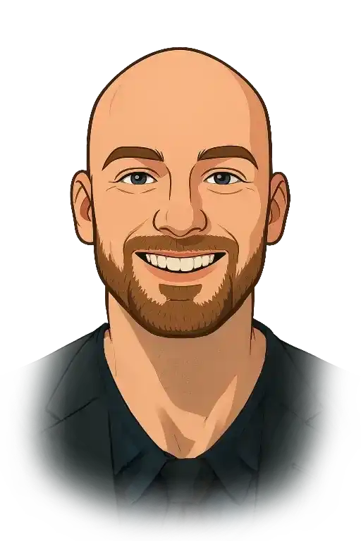 Marek Fodor cartoon portrait.